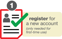 Register a new account